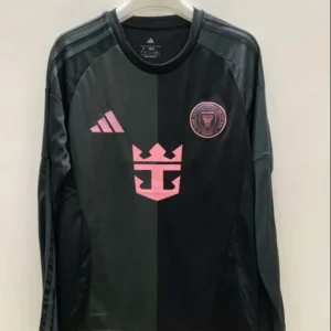 2025/2026 Long Sleeve Inter Miami Away Soccer Jersey 1:1 Thai Quality