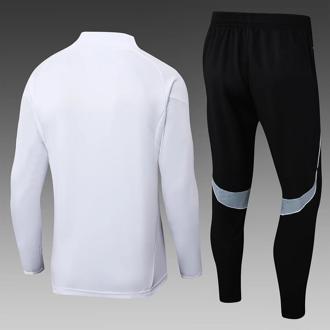 2025/2026 Inter Miami Half-Pull Training Suit White Soccer Jersey 1:1 Thai Quality Set - Image 2