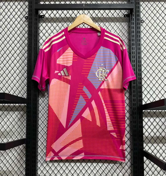 2025/2026 Flamengo Goalkeeper pink Jersey 1:1 Thai Quality