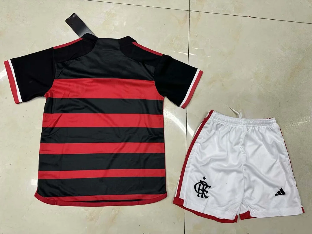 2024/2025 Flamengo Home Jersey 1:1 Thai Quality Kids Size - Image 2