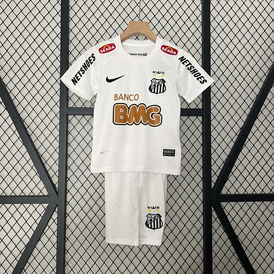 2012 Retro Santos Home Football Shirt 1:1 Thai Quality Kids Size