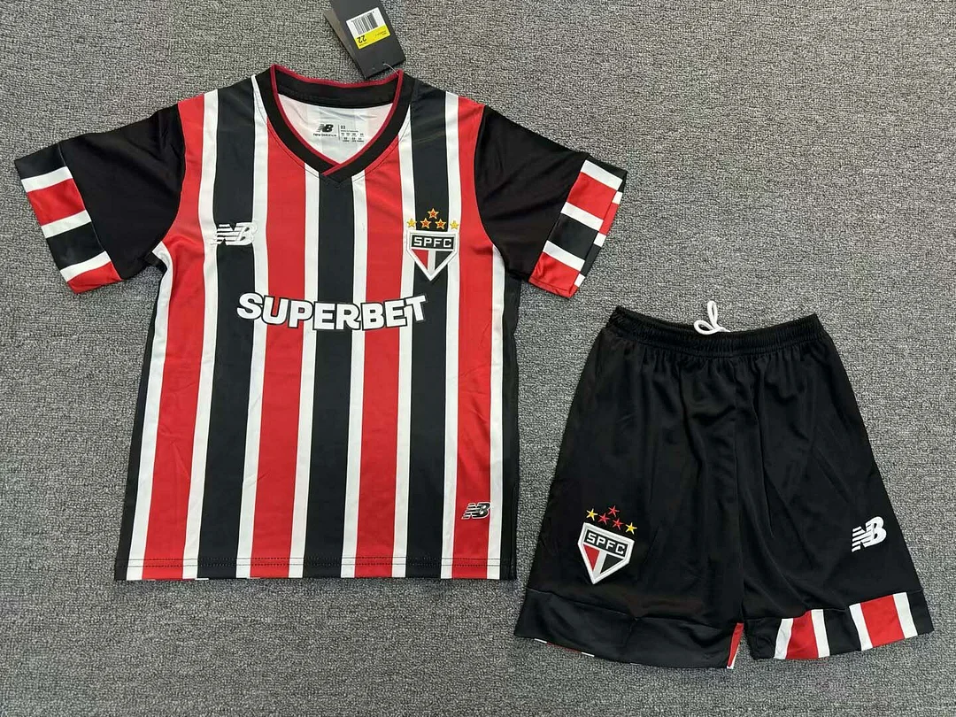 2024/2025 S?o Paulo Away Jersey 1:1 Thai Quality Kids Size