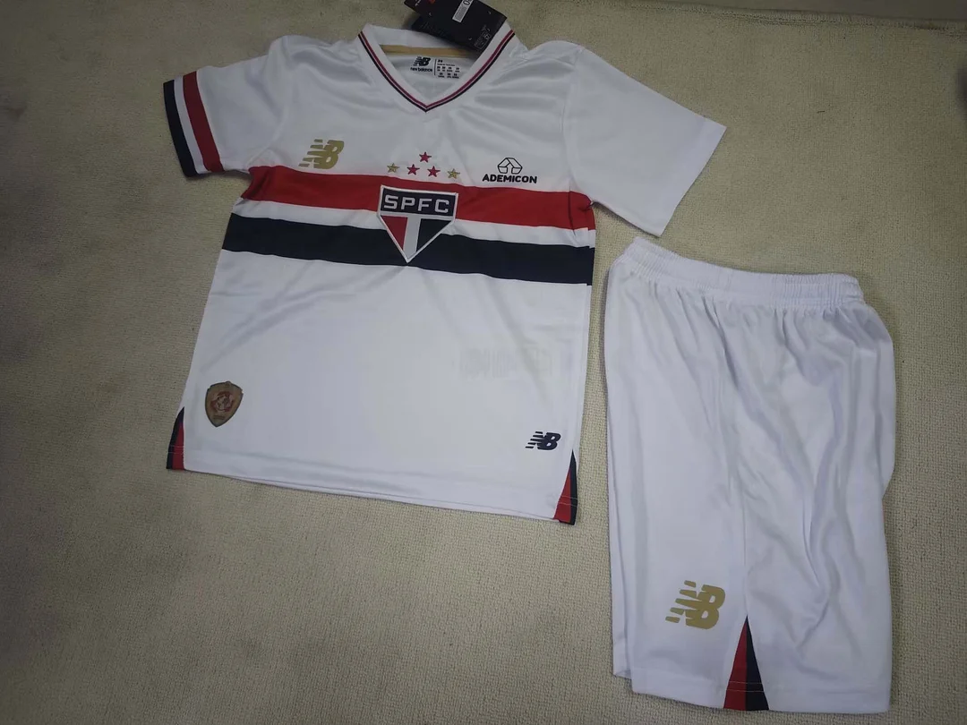 2025/2026 S?o Paulo Home Jersey 1:1 Thai Quality Kids Size