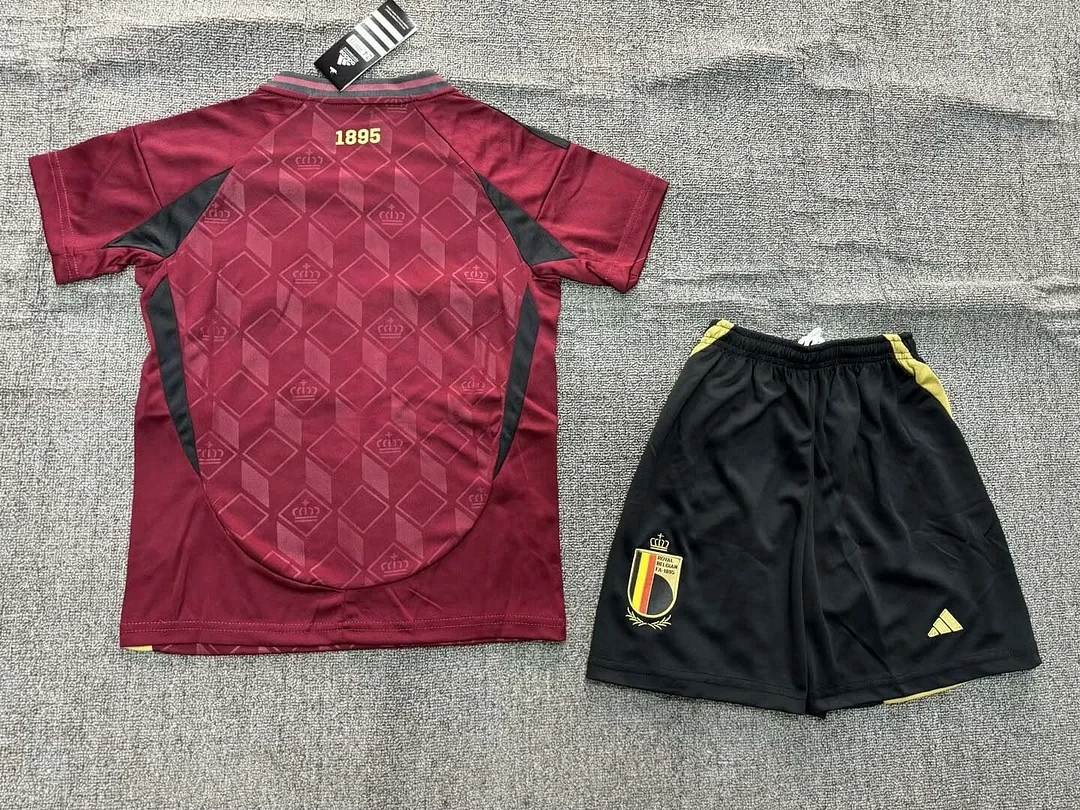 2024 Belgium National Team Home Football Shirt 1:1 Thai Quality Kids Size - Image 2
