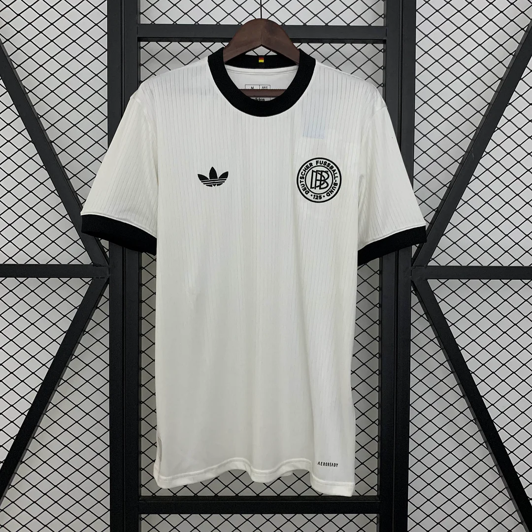 2025 Germany 125th Anniversary Edition Home White Football Shirt 1:1 Thai Quality