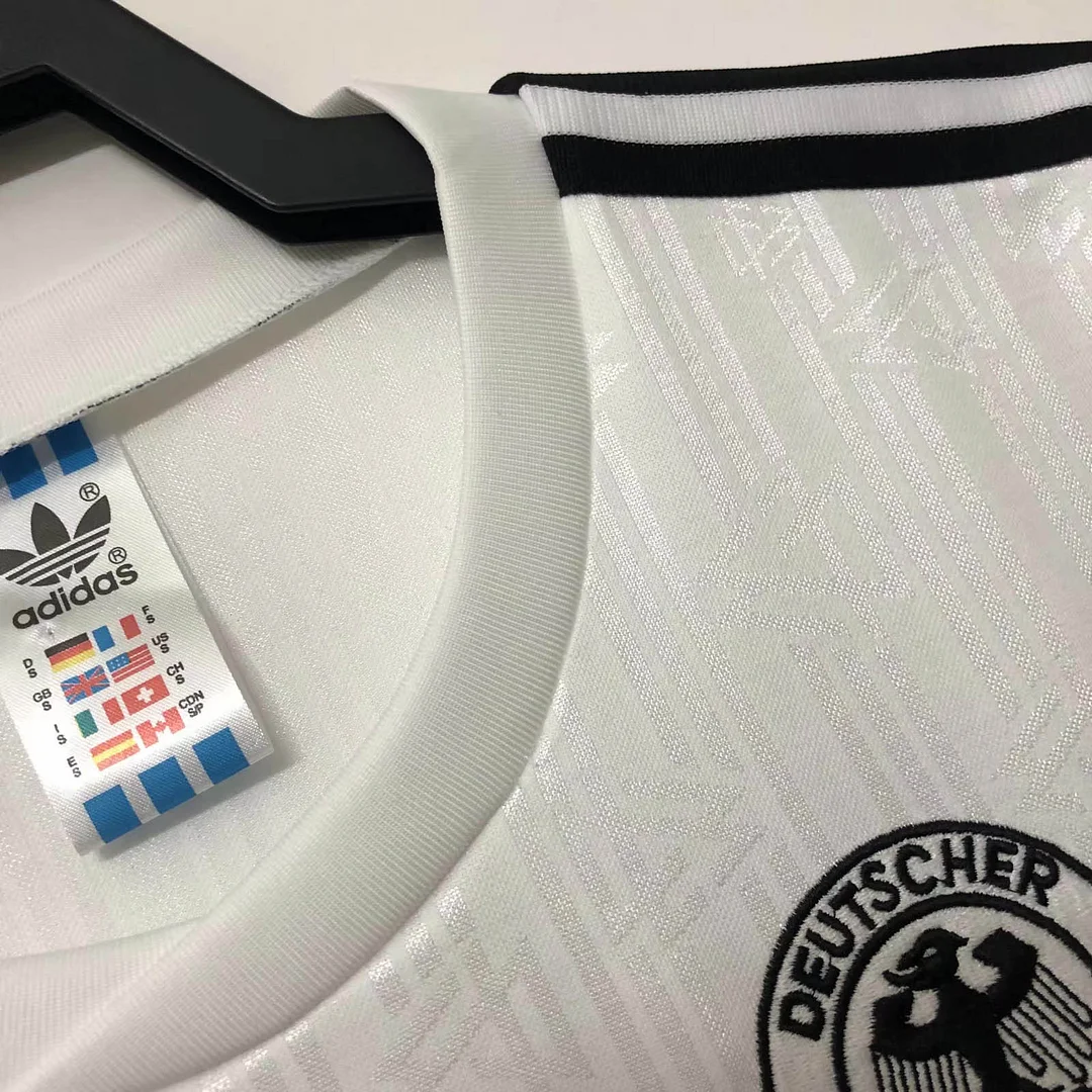 1990 Retro Soccer Jersey Germany Home - Image 10