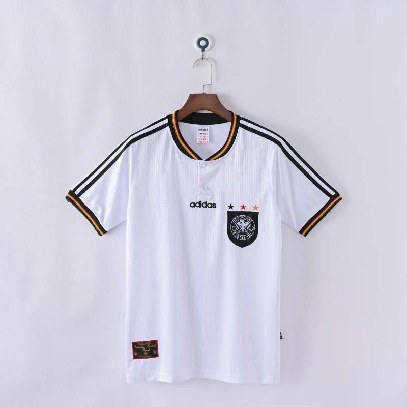 1996 Retro Germany Home Soccer Jersey Football Shirt 1:1 Thai Quality