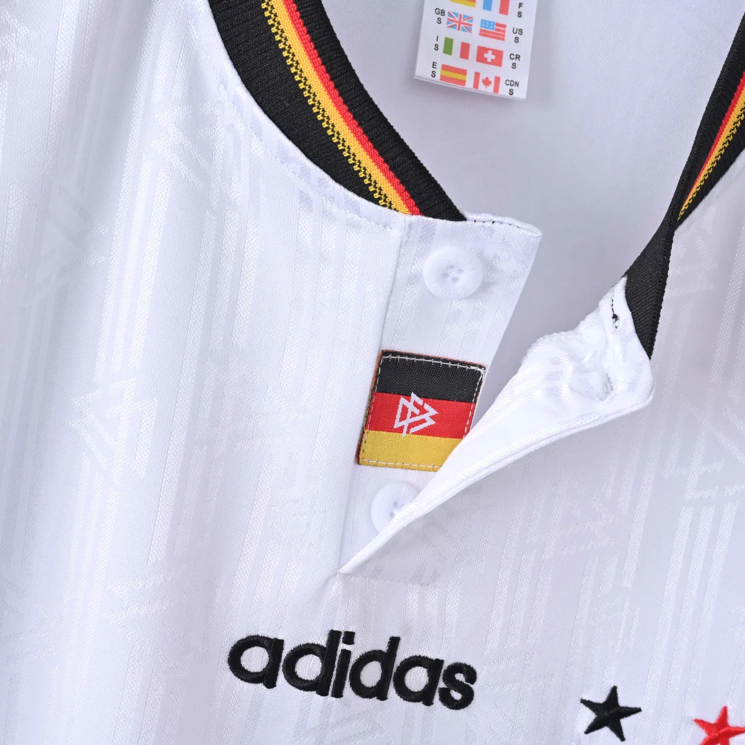 1996 Retro Germany Home Soccer Jersey Football Shirt 1:1 Thai Quality - Image 4