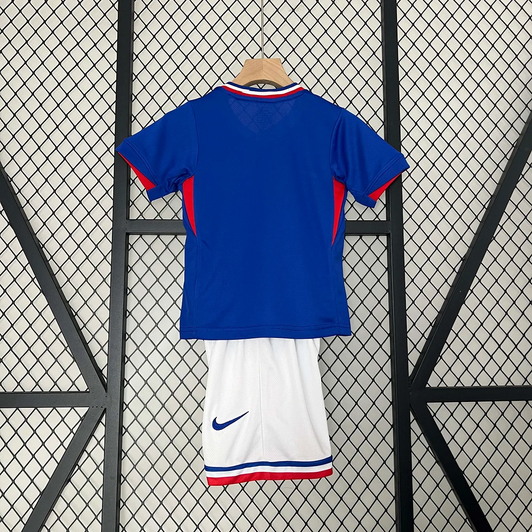 2024 France Home Football Shirt 1:1 Thai Quality Kids Size - Image 2