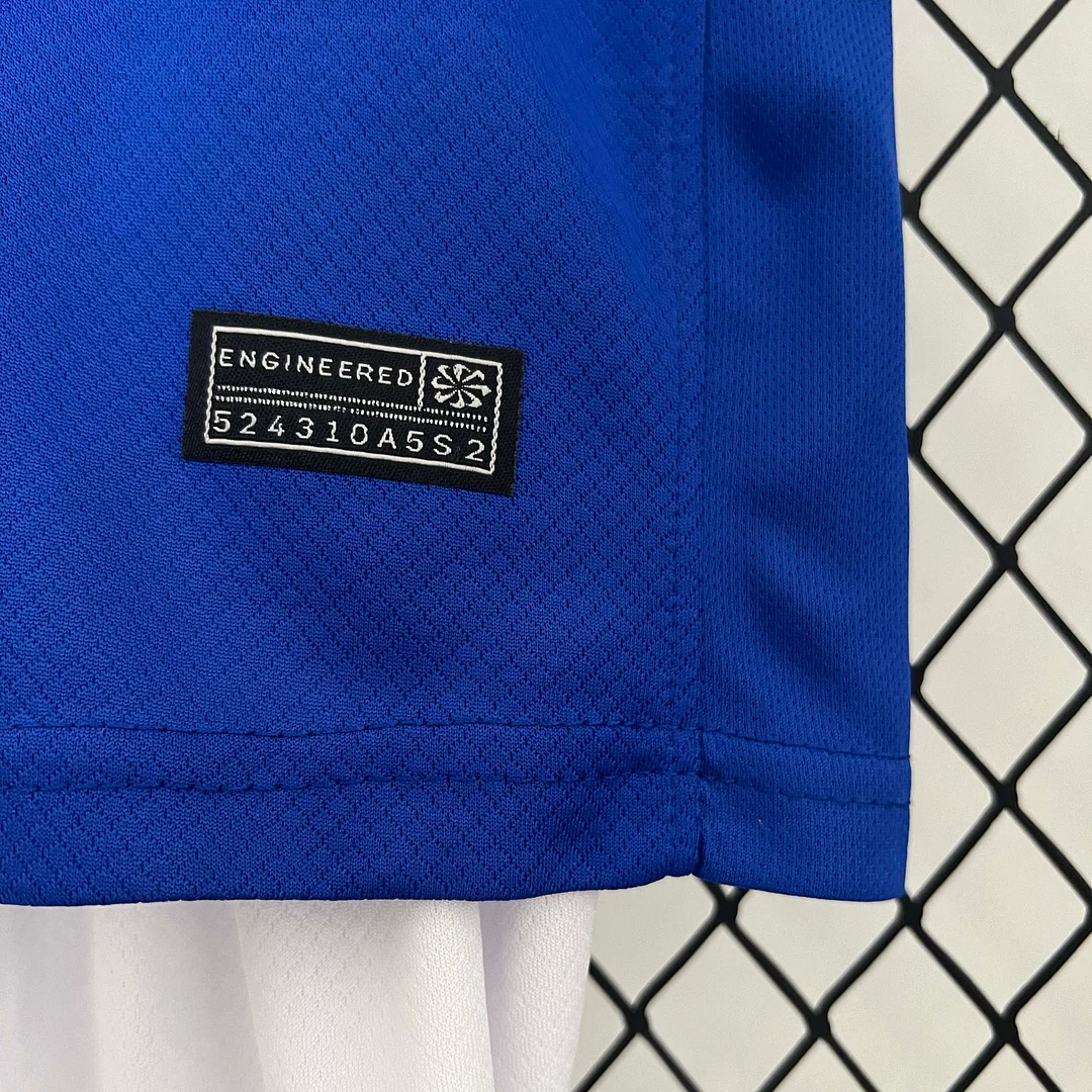 2024 France Home Football Shirt 1:1 Thai Quality Kids Size - Image 8