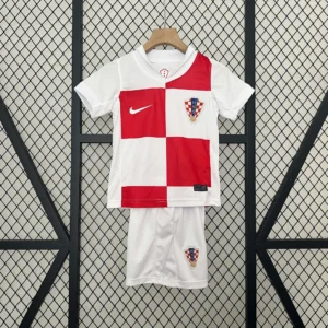 2024 Croatia National Team Home Football Shirt 1:1 Thai Quality Kids Size