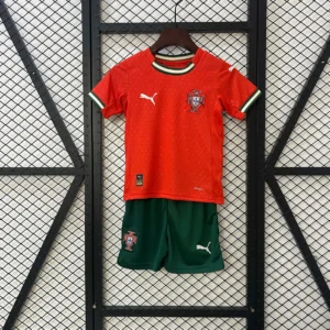 2025 Portugal Home Football Shirt 1:1 Thai Quality Kids Size