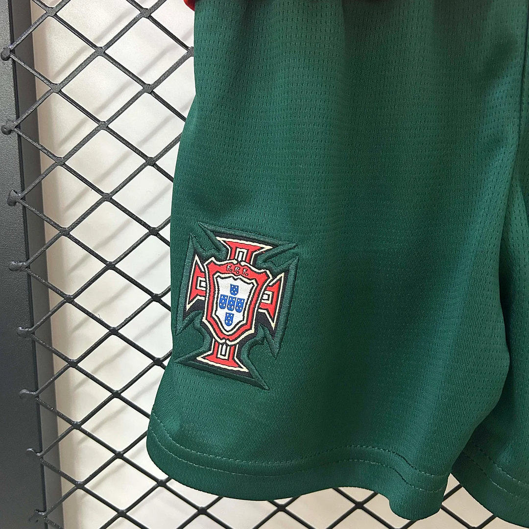 2025 Portugal Home Football Shirt 1:1 Thai Quality Kids Size - Image 8