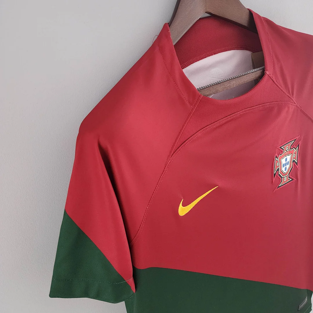 2022 FIFA World Cup Portugal Home Football Shirt - Image 6