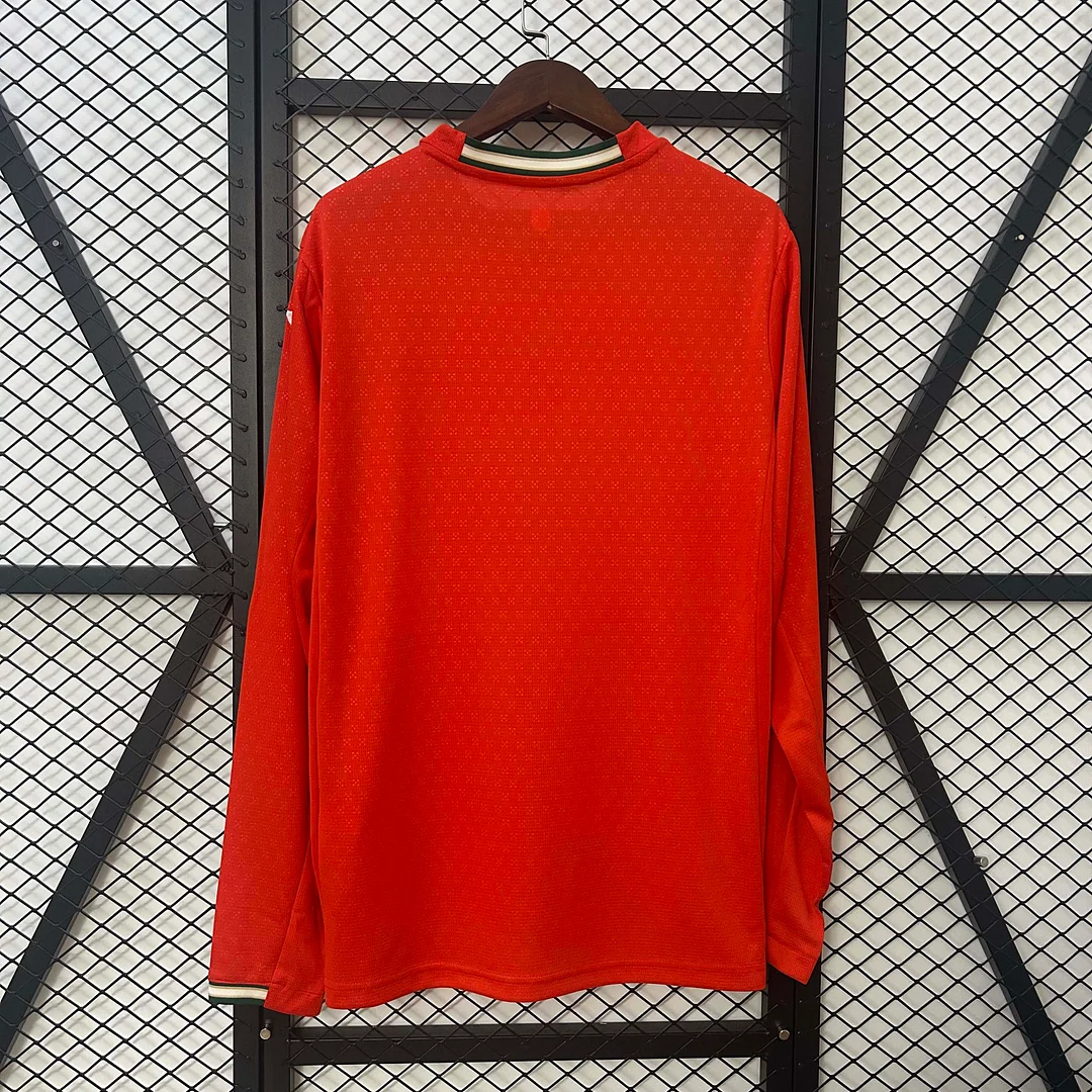 2025 Long Sleeve Portugal Home Football Shirt 1:1 Thai Quality - Image 2