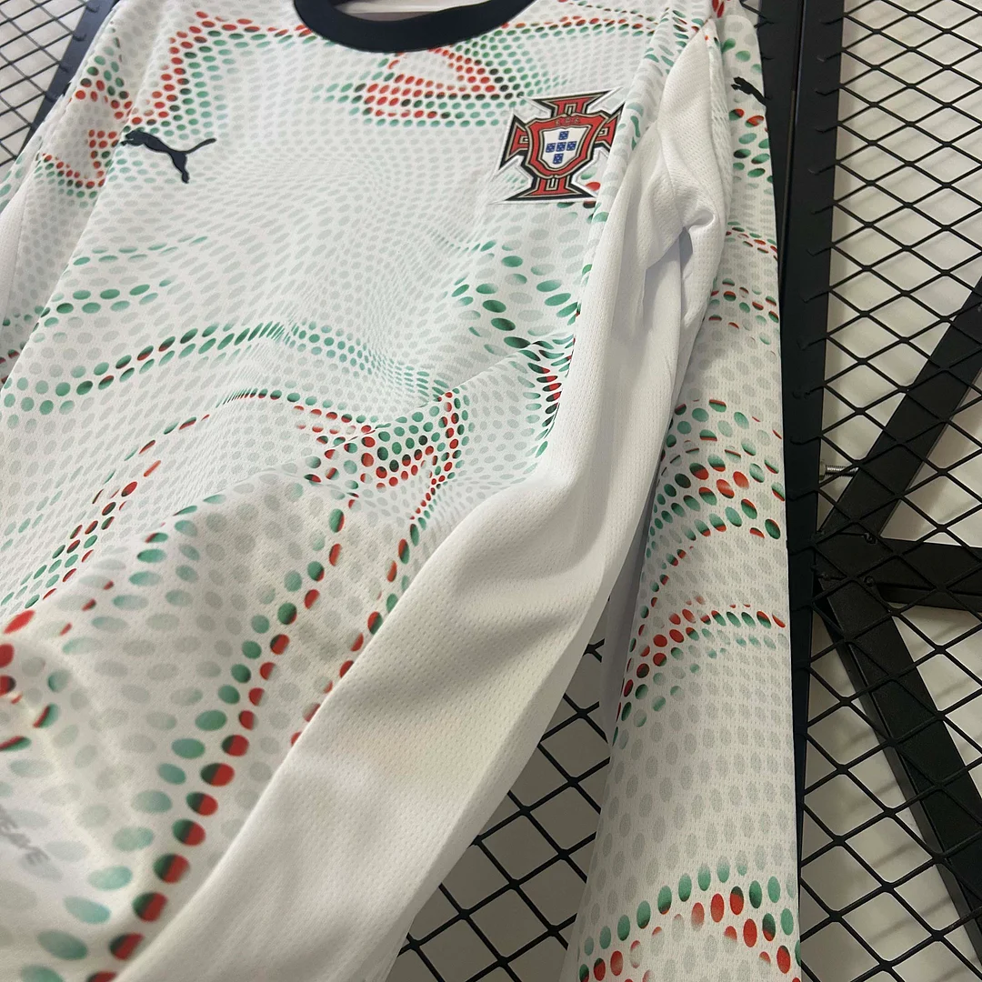 2025 Long Sleeve Portugal Away Football Shirt 1:1 Thai Quality - Image 8