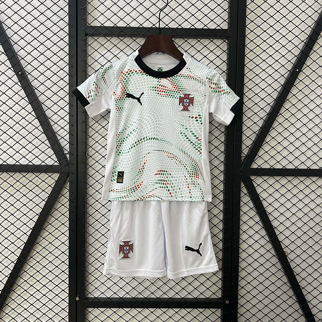 2025 Portugal Away Football Shirt 1:1 Thai Quality Kids Size