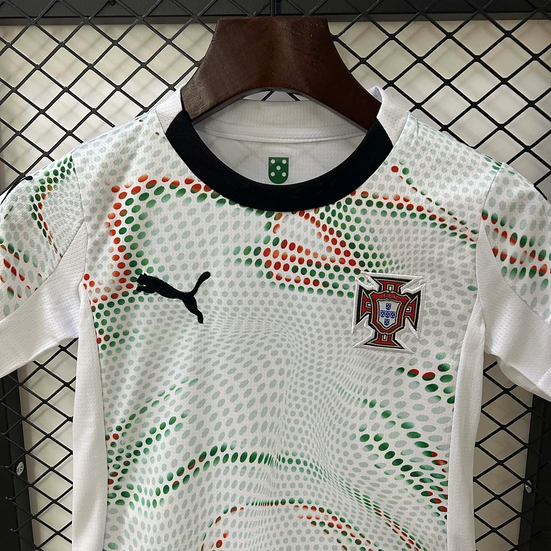 2025 Portugal Away Football Shirt 1:1 Thai Quality Kids Size - Image 3