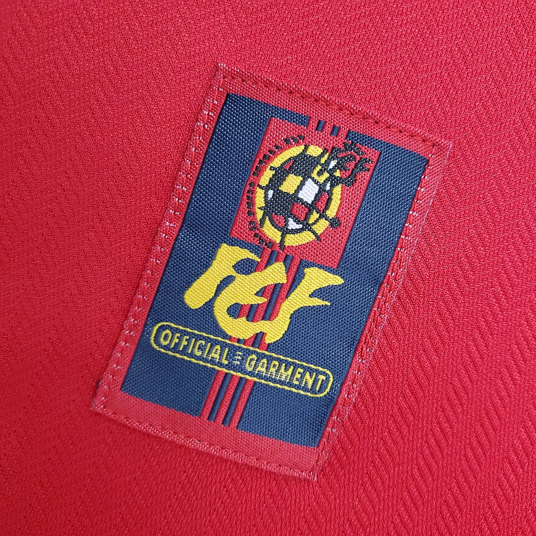 1998 Retro Spain Home Football Shirt 1:1 Thai Quality - Image 9