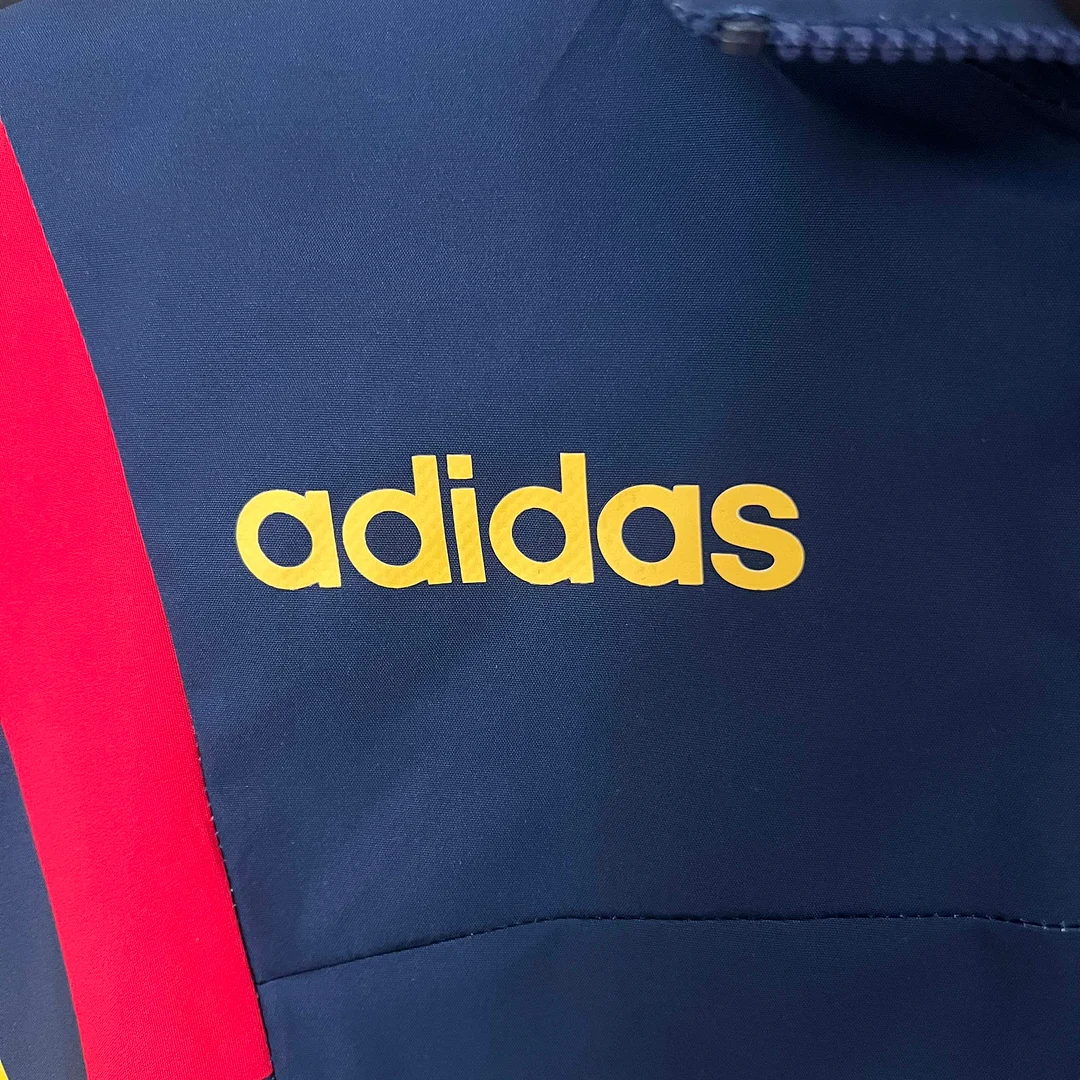 2024 Spain Windbreaker Navy blue Soccer Jersey 1:1 Thai Quality - Image 5