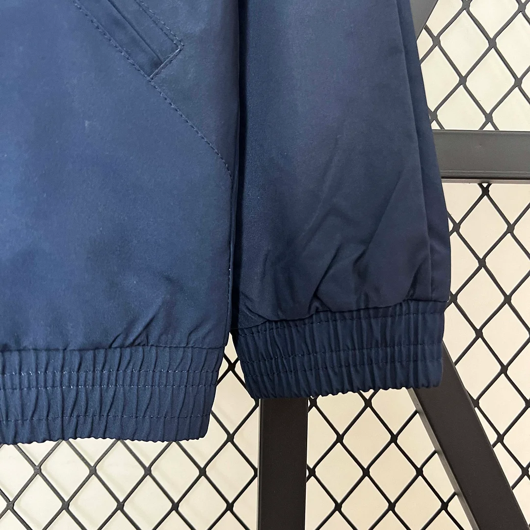2024 Spain Windbreaker Navy blue Soccer Jersey 1:1 Thai Quality - Image 8