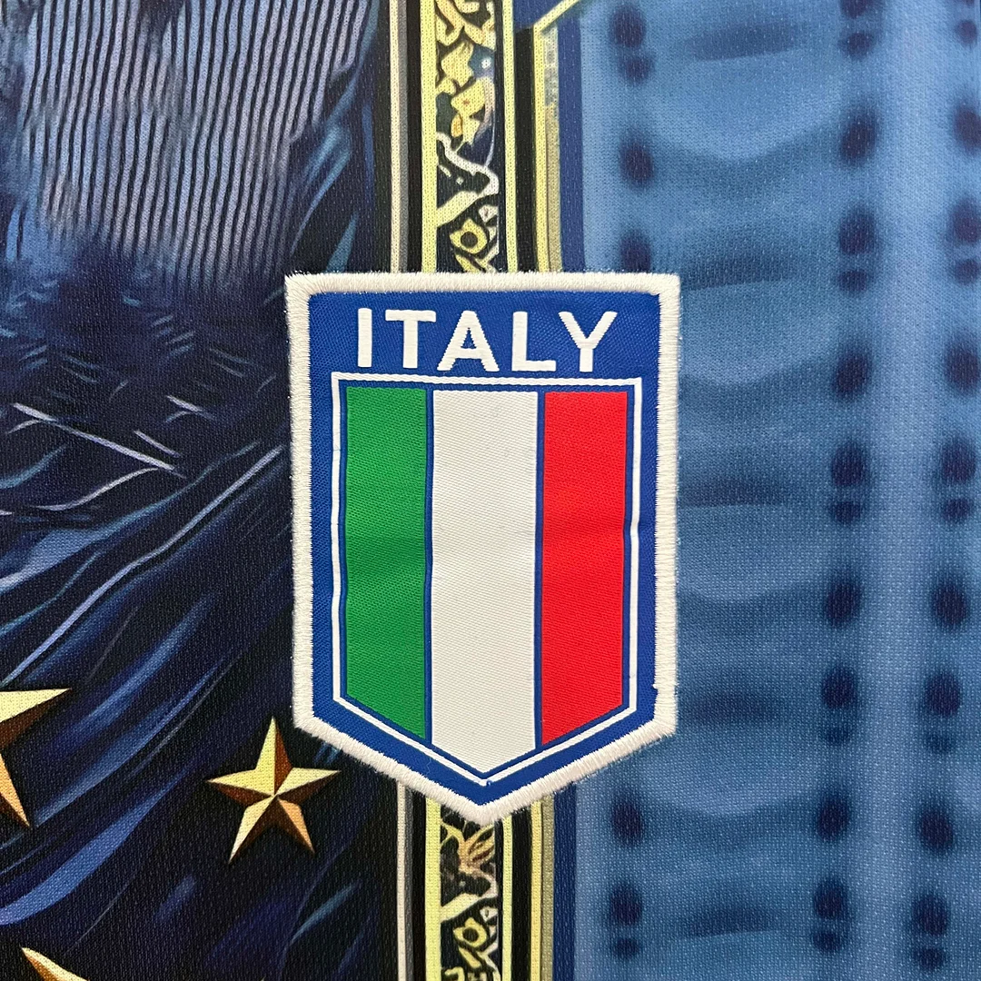 2024 Italy Special Edition Blue Football Shirt 1:1 Thai Quality - Image 6