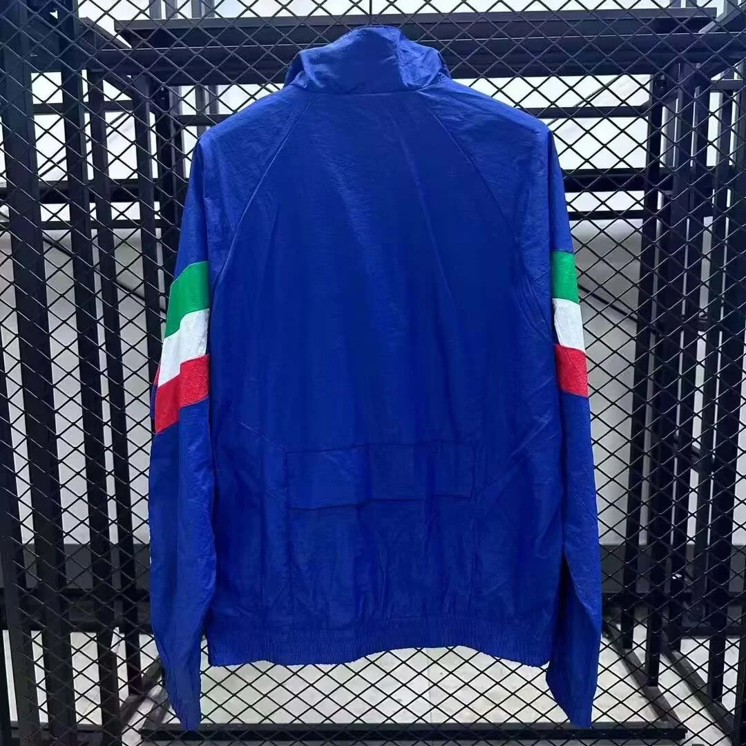 2025 Italy Windbreaker blue Football Shirt 1:1 Thai Quality - Image 2