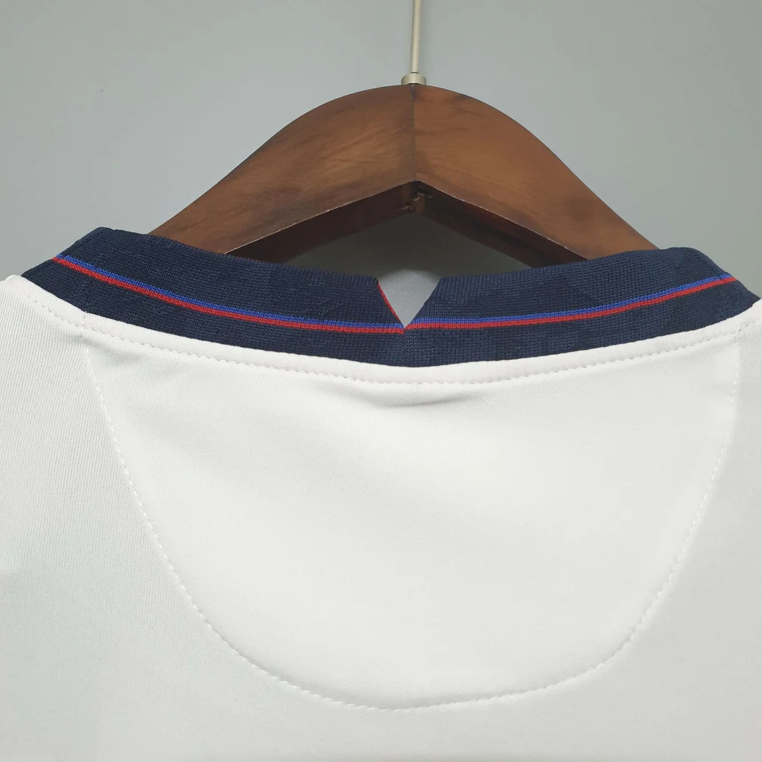 2020 England Soccer Jersey White Home - Image 6