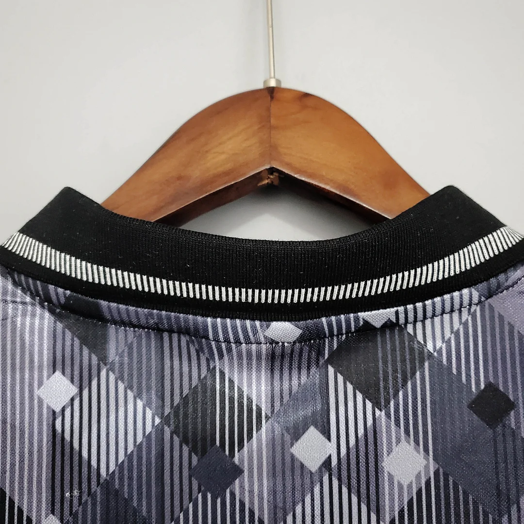 1990 Retro England Blackout Special Edition Black Soccer Jersey - Image 7