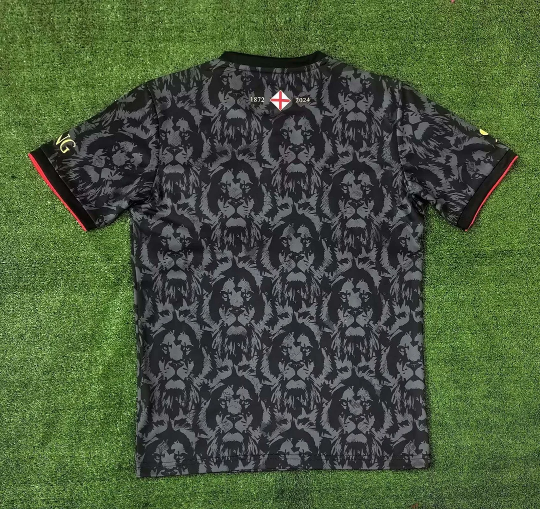 2024 England Special Edition Gray black Football Shirt 1:1 Thai Quality - Image 2
