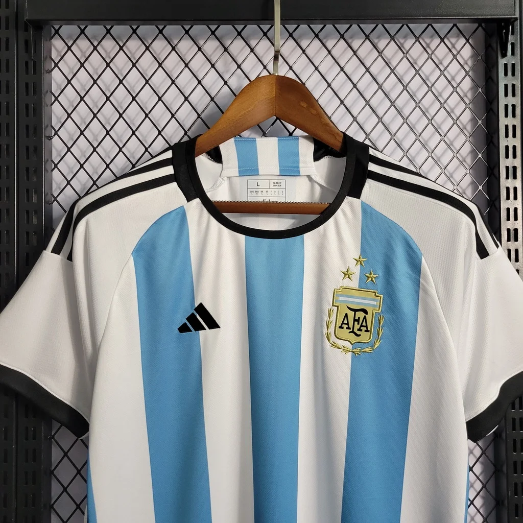 2022 FIFA World Cup Argentina National Team Jersey Home - Image 6