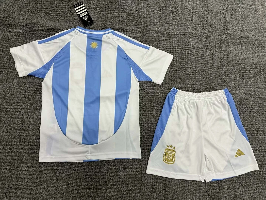 2024 Argentina National Team Home Football Shirt 1:1 Thai Quality Kids Size - Image 2