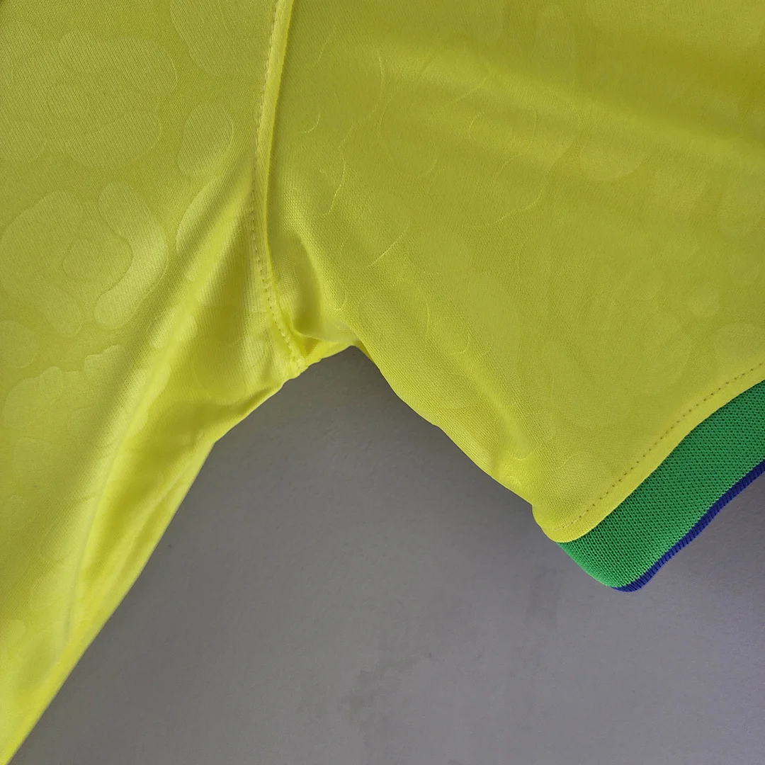 2022 World Cup Brazil Home Soccer Jersey - Image 9