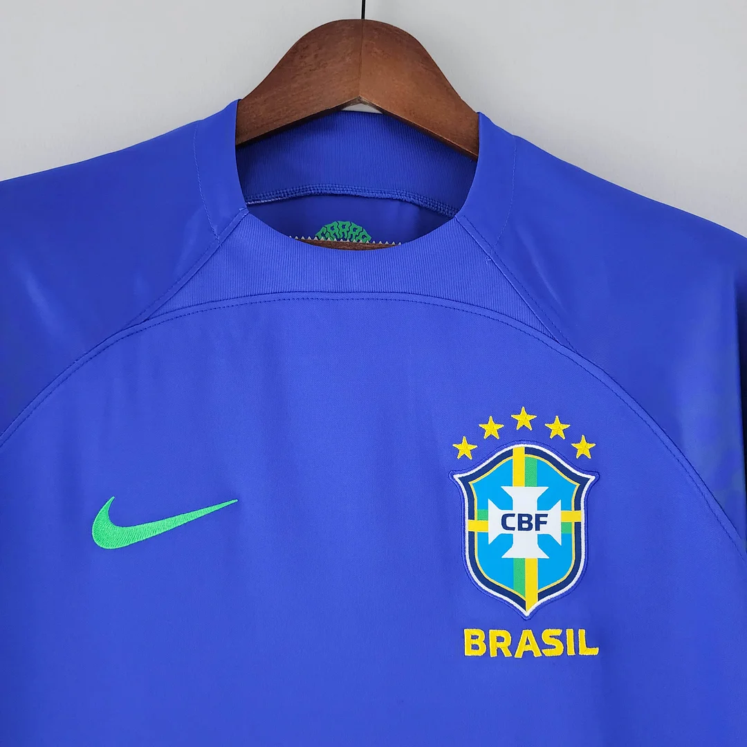 2022 World Cup Brazil Away Soccer Jersey - Image 3