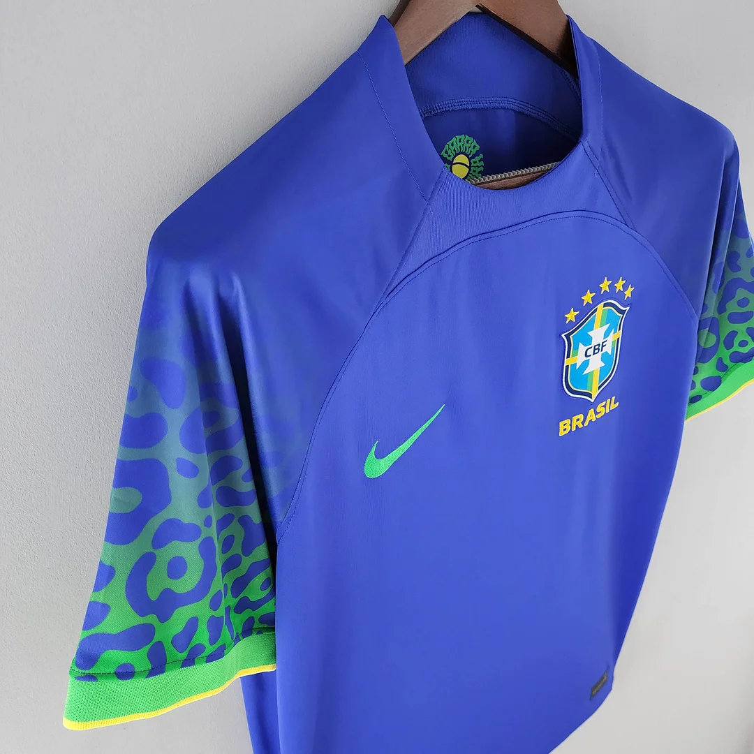 2022 World Cup Brazil Away Soccer Jersey - Image 4