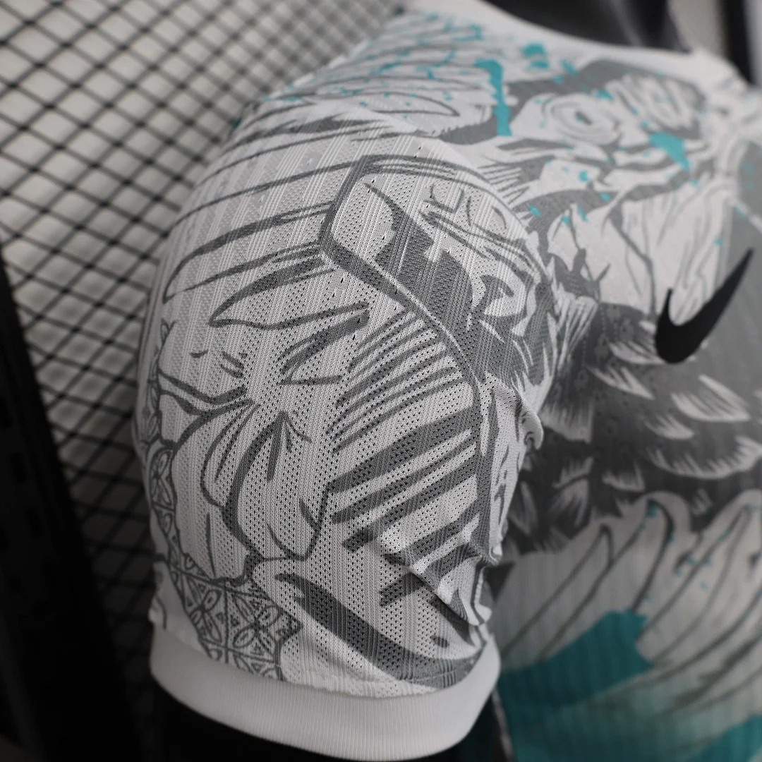 2025 Player Version Brazil Special Edition White and Blue Football Shirt 1:1 Thai Quality - Image 3