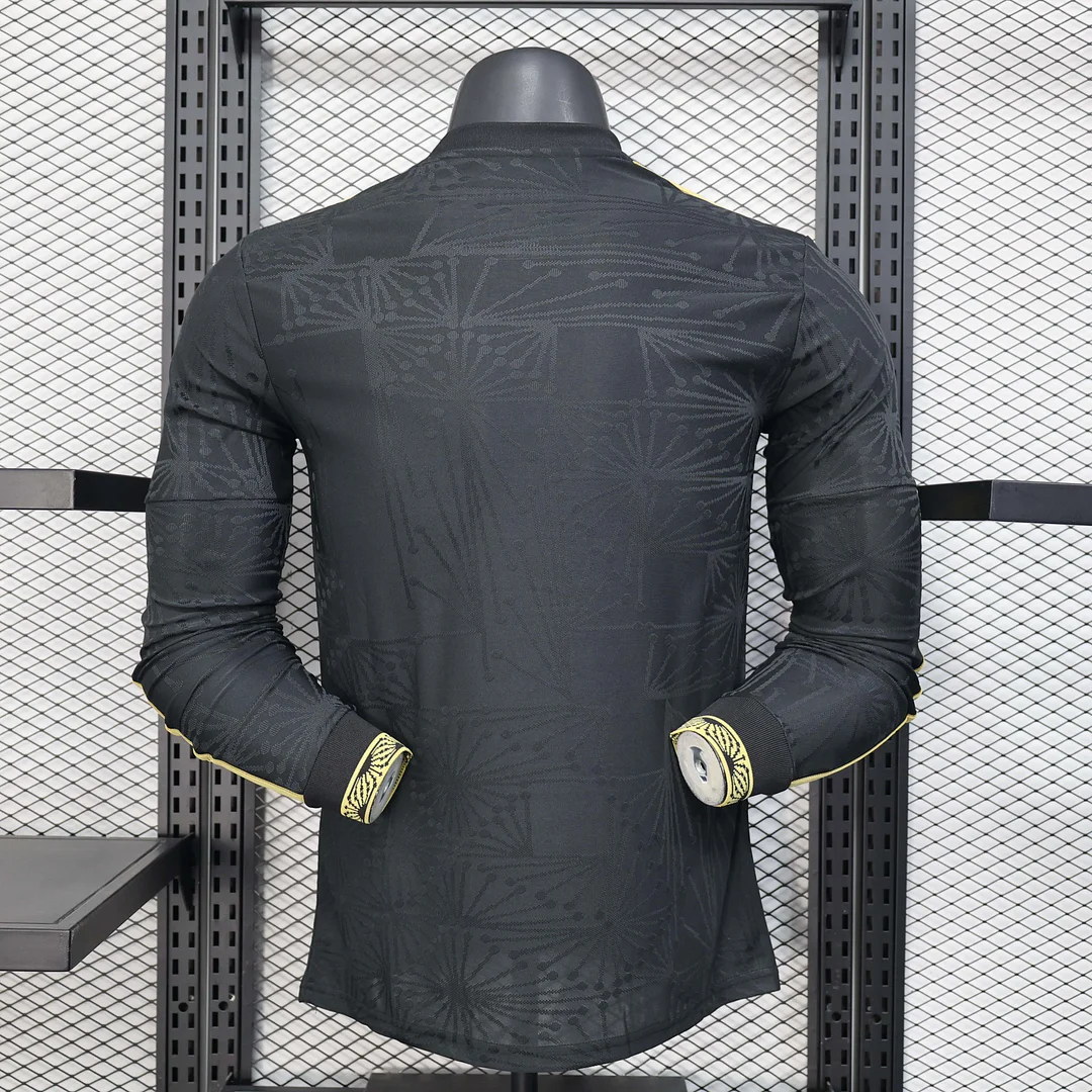 2025 Long Sleeve Player Version Mexico National Special Edition Black Football Shirt 1:1 Thai Quality - Image 2