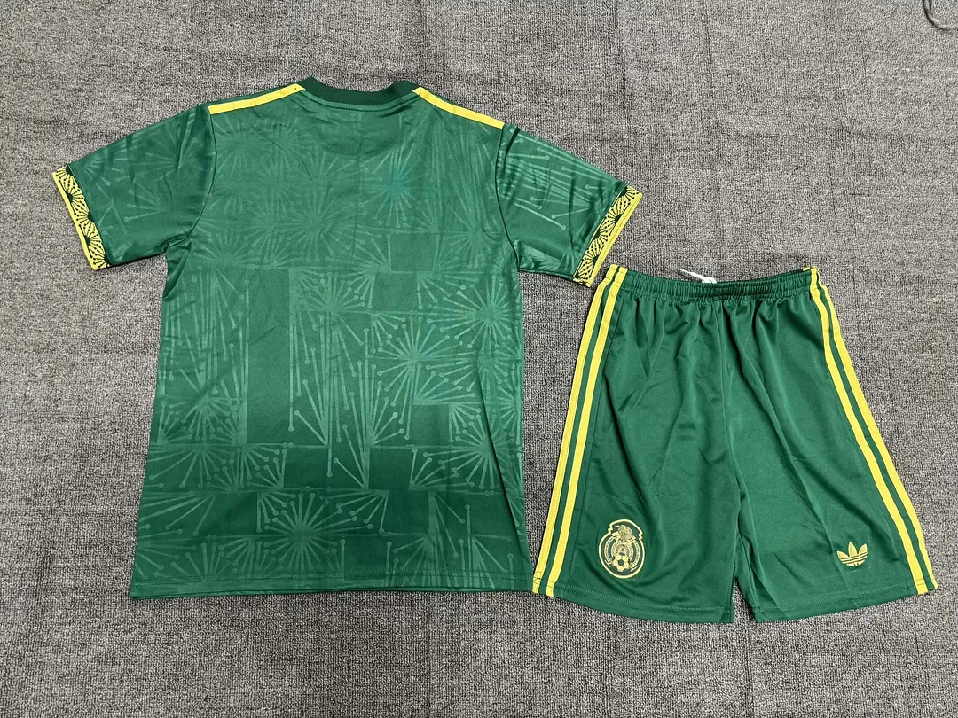 2025 Mexico National Special Edition Green Football Shirt 1:1 Thai Quality Kids Size - Image 2