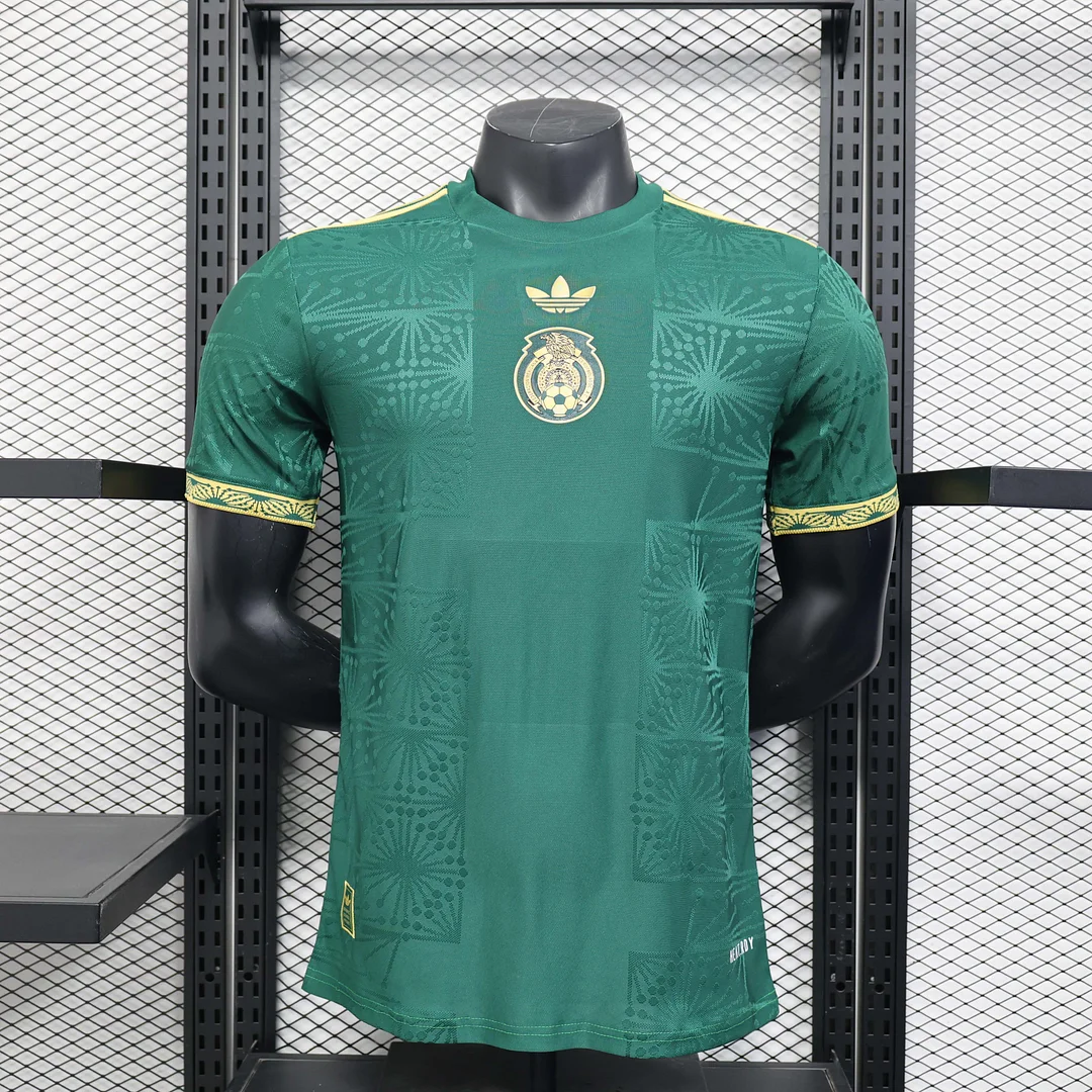 2025 Player Version Mexico National Gold cup Version Green Football Shirt 1:1 Thai Quality