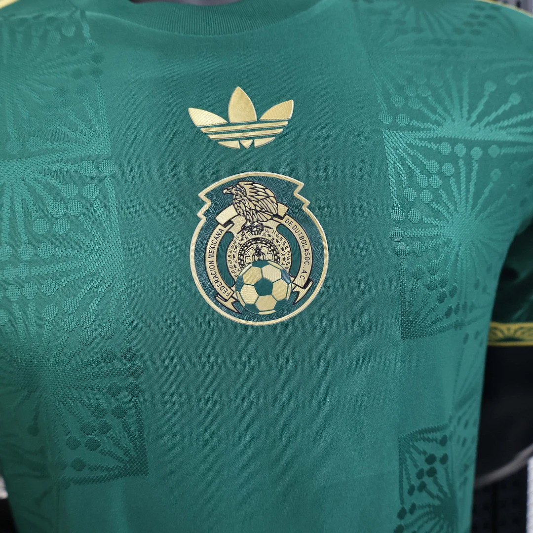 2025 Player Version Mexico National Gold cup Version Green Football Shirt 1:1 Thai Quality - Image 5