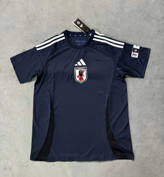 2025 Japan Training Wear Bluish cyan Football Shirt 1:1 Thai Quality