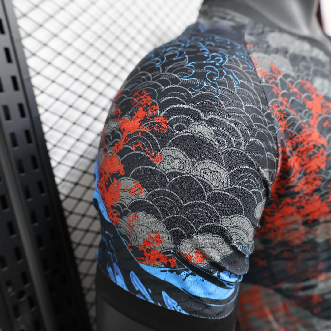 2024 Player Version Japan Special Edition Fujiyama Black Football Shirt 1:1 Thai Quality - Image 3