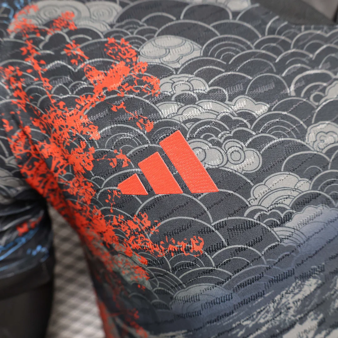 2024 Player Version Japan Special Edition Fujiyama Black Football Shirt 1:1 Thai Quality - Image 4