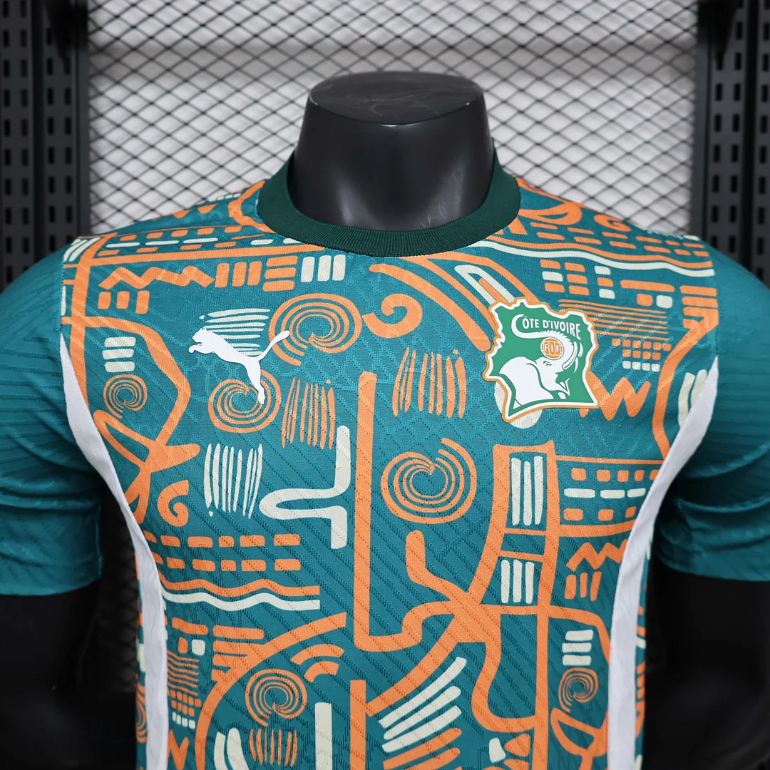 2024/2025 Player Version C?te d'Ivoire National Team Training Wear Football Shirt 1:1 Thai Quality - Image 5