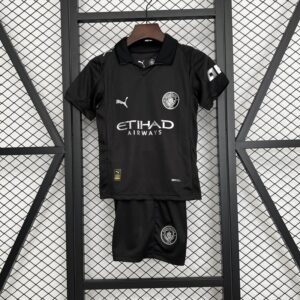 2025/2026 Manchester City third Away Football Jersey 1:1 Thai Quality Kids Size