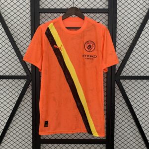 2025/2026 Manchester City Special Edition orange Football Jersey 1:1 Thai Quality