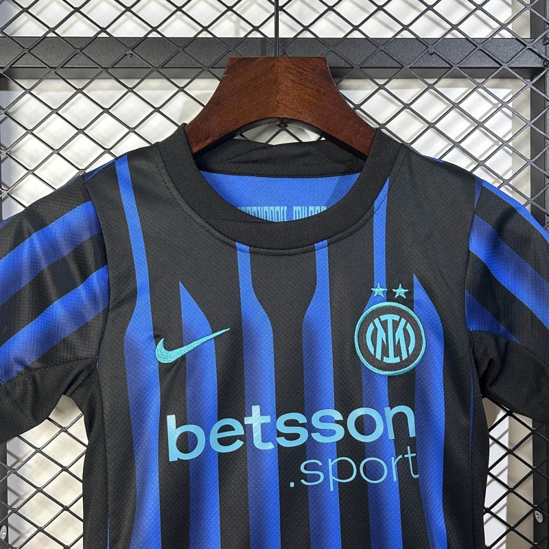 2025/2026 Inter Milan home Football Jersey 1:1 Thai Quality Kids Size - Image 9