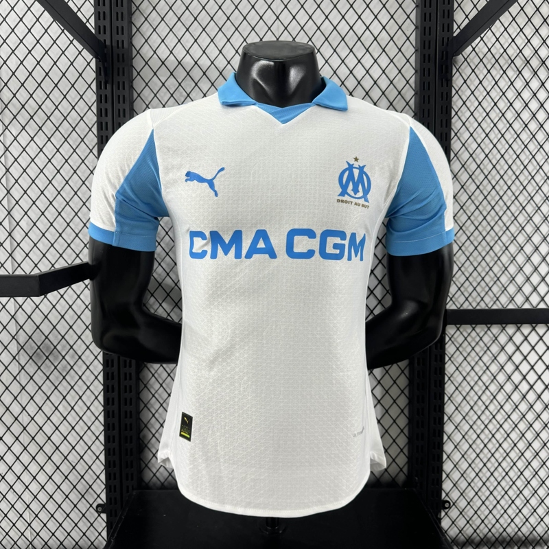 2025/2026 Player Version Marseille Home Jersey 1:1 Thai Quality