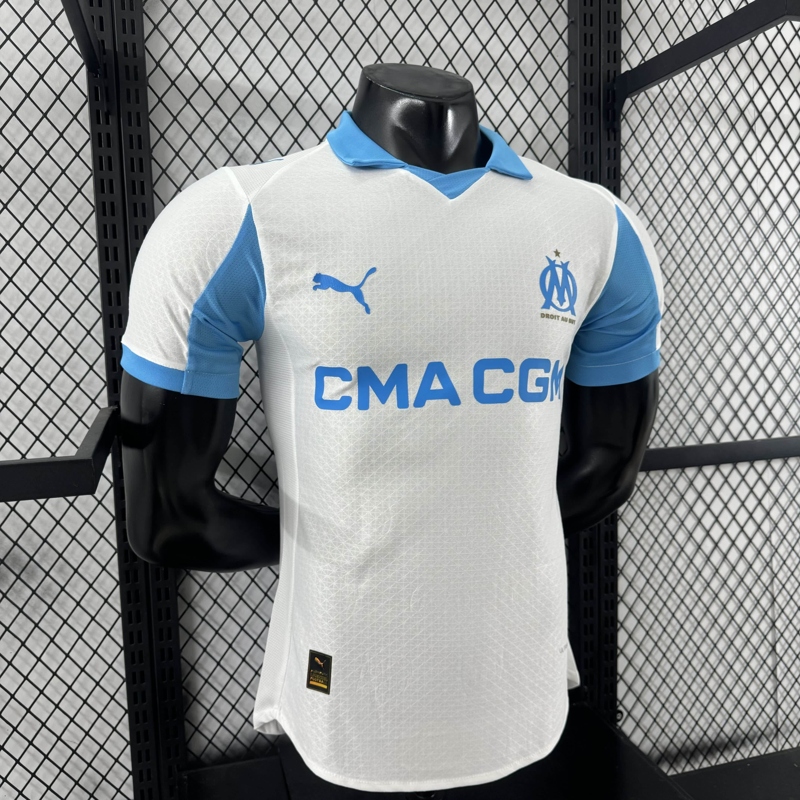 2025/2026 Player Version Marseille Home Jersey 1:1 Thai Quality - Image 7