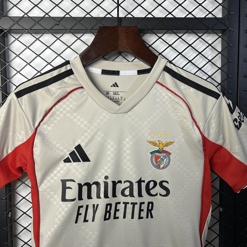 2025/2026 Benfica Away Football Jersey 1:1 Thai Quality Kids Size - Image 5